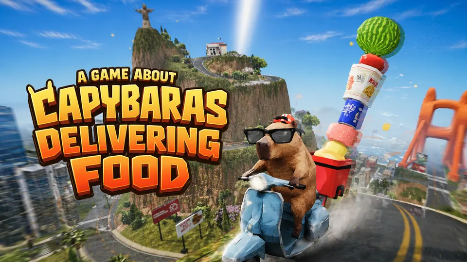 A Game About Capybaras Delivering Food screenshot