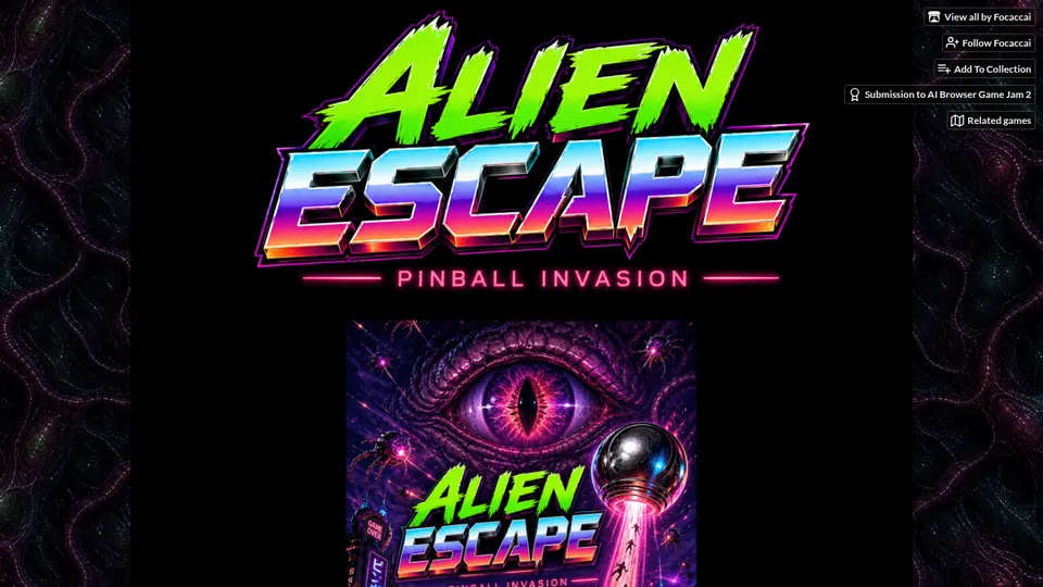 Alien Escape Pinball screenshot