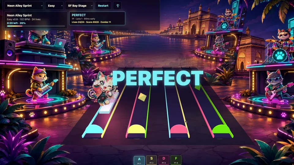 BeatPaws screenshot