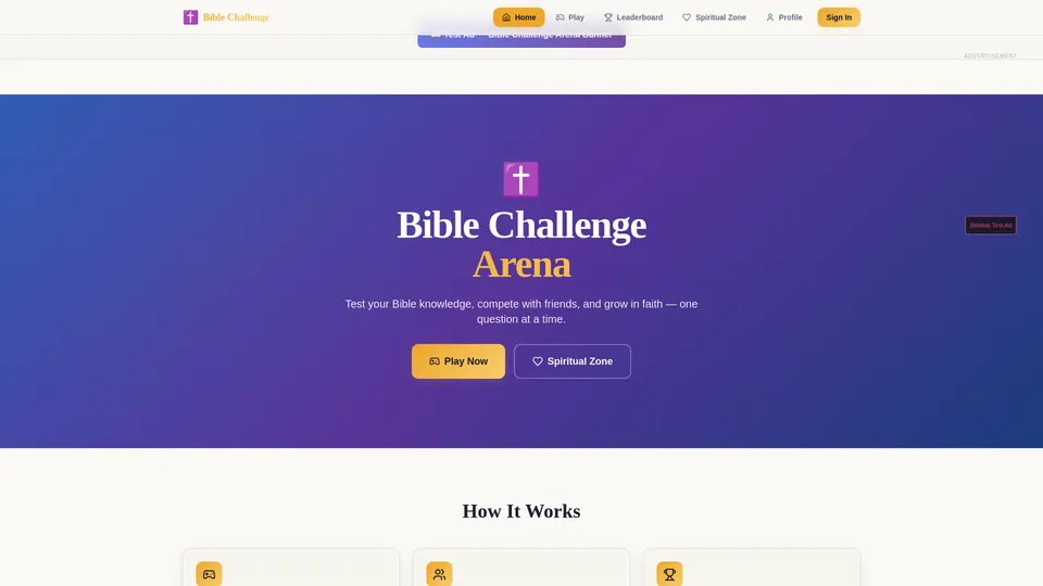 Bible Challenge screenshot