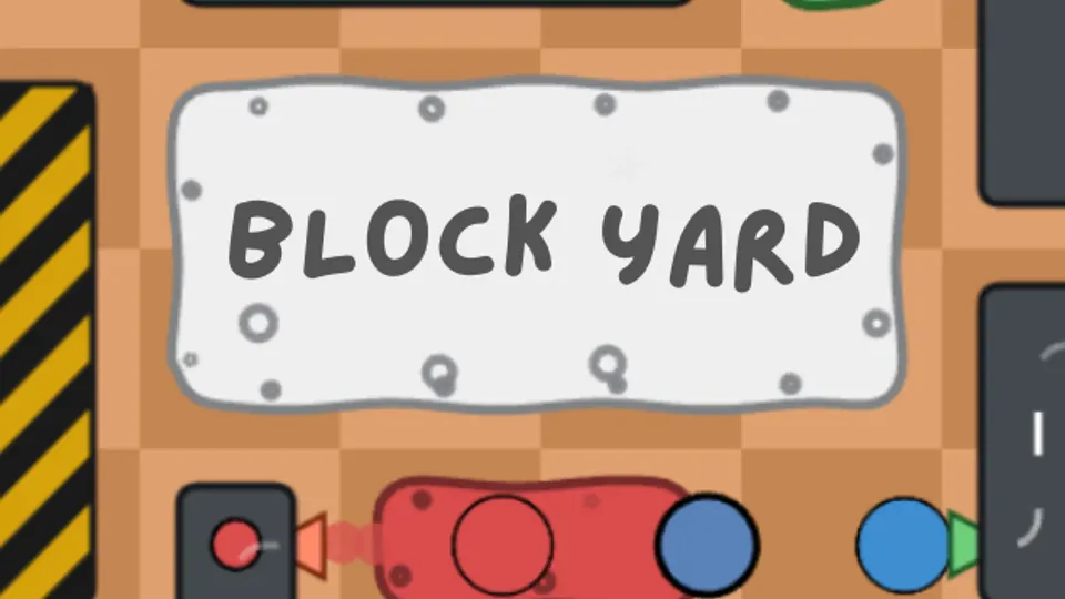 Block Yard gameplay screenshot, a free puzzle browser game made with AI