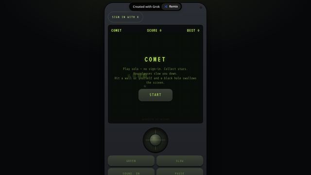 Comet Challenge screenshot