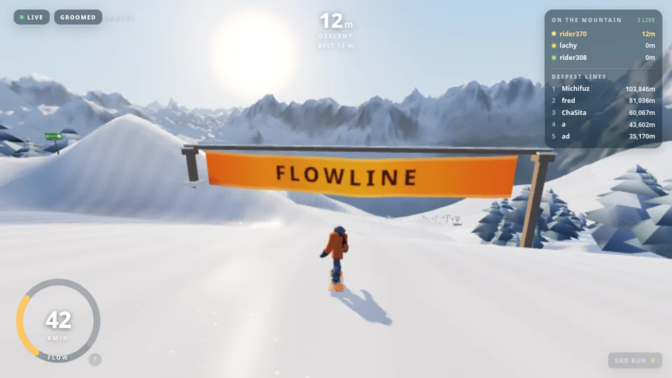 Flowline screenshot