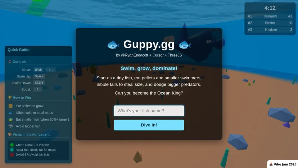 Guppy screenshot