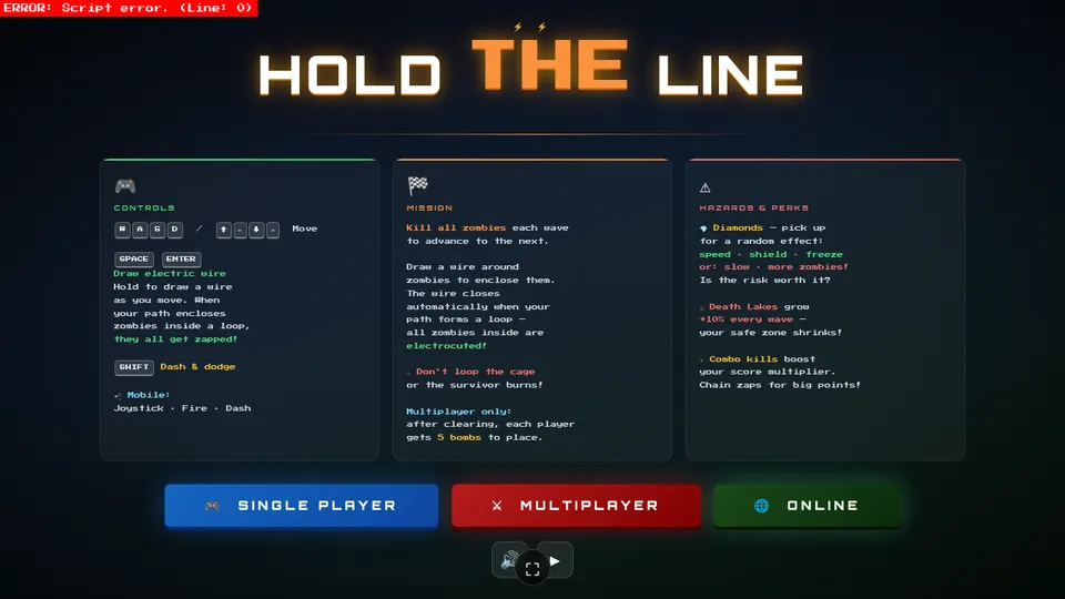 Hold the Line screenshot