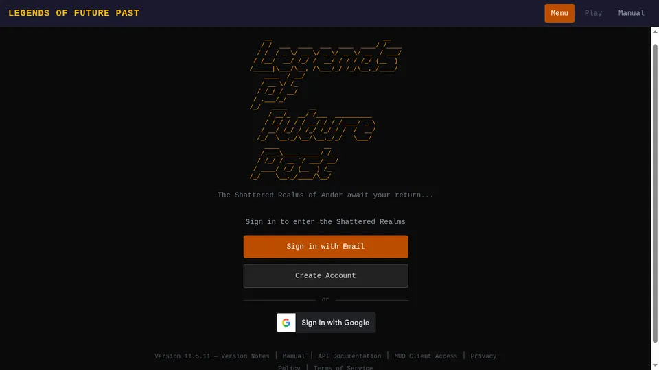 Legends of Future Past screenshot