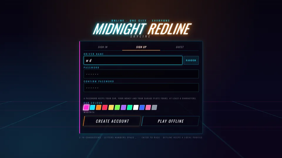 Midnight Redline screenshot