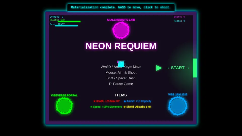 Neon Requiem screenshot