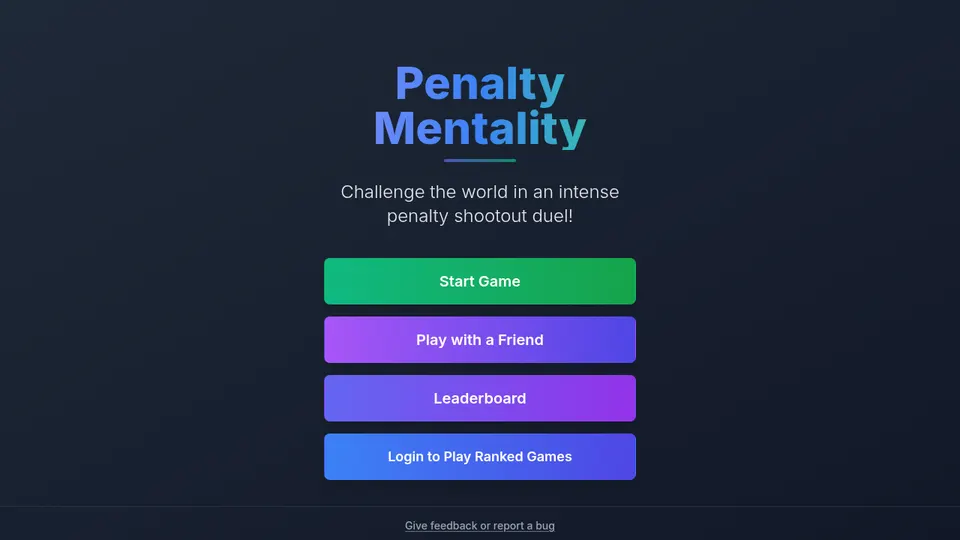 Penalty Mentality screenshot