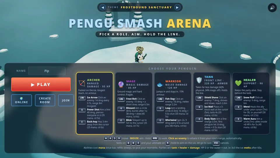Pengu Smash screenshot