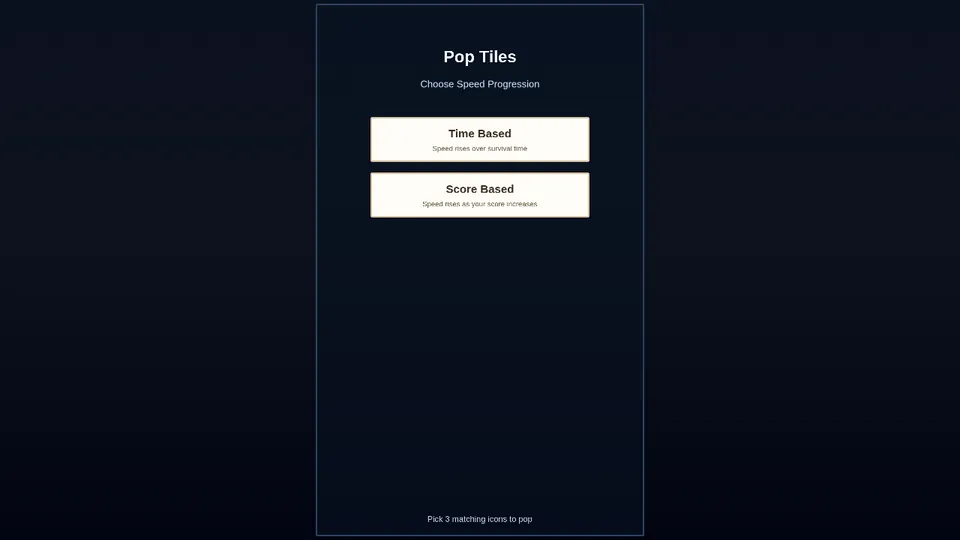 Pop Tiles screenshot
