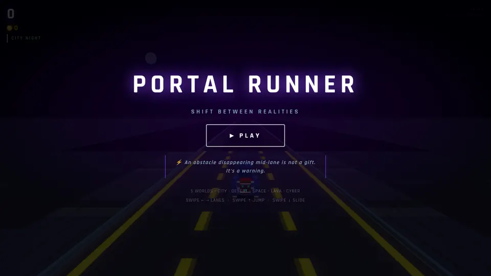 Portal-Runner screenshot