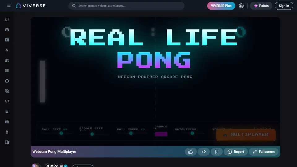 Real Life Pong screenshot