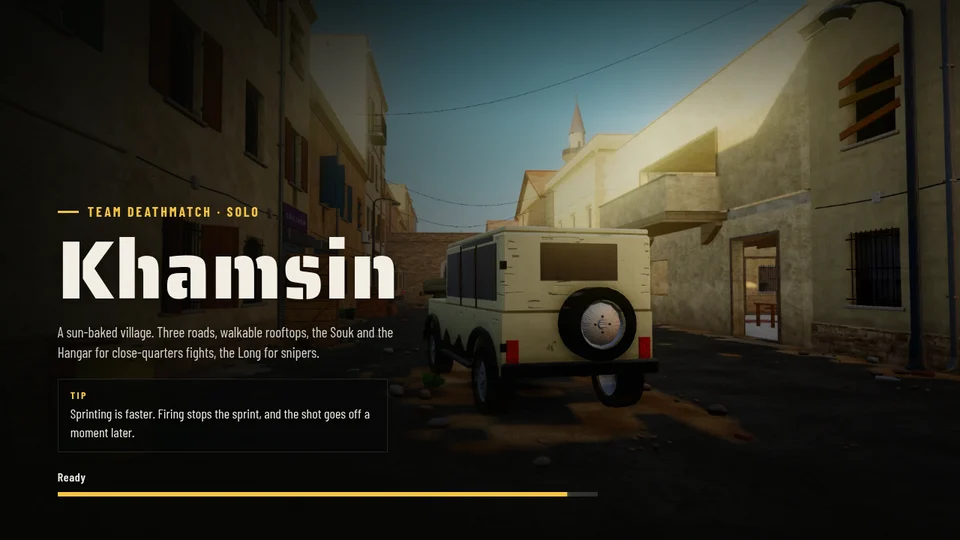 Riposte: Frontline gameplay screenshot, a free shooter browser game made with AI