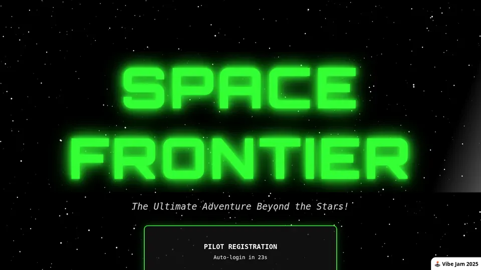 Space Frontier screenshot