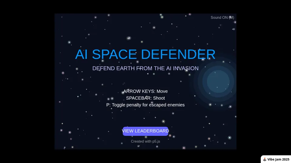 Space Pieter gameplay screenshot, a free action browser game made with AI