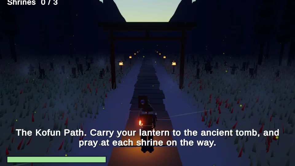 Wind Path gameplay screenshot, a free adventure browser game made with AI